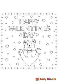 Happy Valentines bear