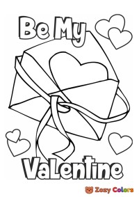 Be my Valentine hearth card