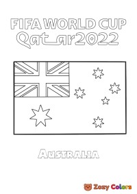 Australia World Cup flag