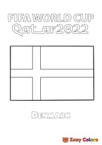 Denmark World Cup flag