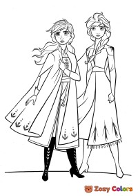 Elsa and Anna