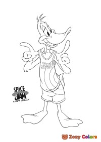 Daffy Duck posing - Space Jam: A new legacy