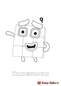 Number 9 Numberblocks