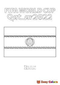 Iran World Cup flag