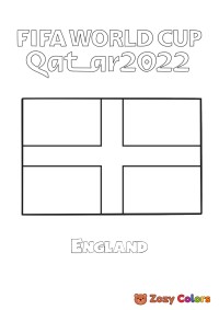 England World Cup flag