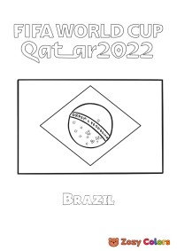 Brazil World Cup flag