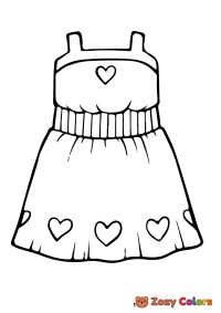 Princess dress with harts