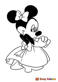 Minnie Mouse in dress