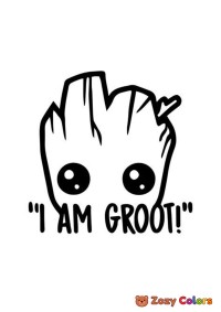 I Am Groot text
