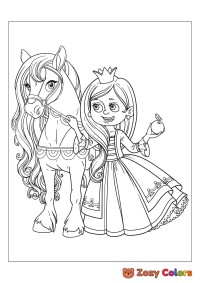 Princess with horse