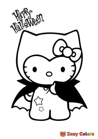 Halloween Hello Kitty vampire