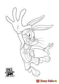 Bugs Bunny jumping - Space Jam: A new legacy