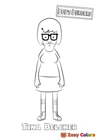 Tina Belcher from Bob's Burgers