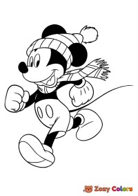 Mickey Mouse with hat
