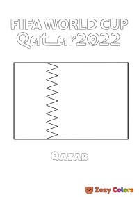 Qatar World Cup flag