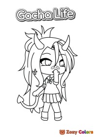 Mean girl from Gacha Life