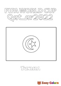 Tunisia World Cup flag