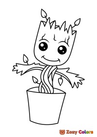 Groot in a pot