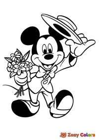 Mickey Mouse flowers