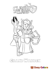 Grand Warden from Clash of Clans