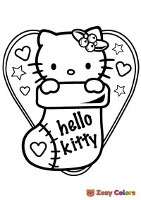 Hello Kitty christmas stocking