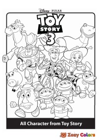 Toy Story 3 all Characters