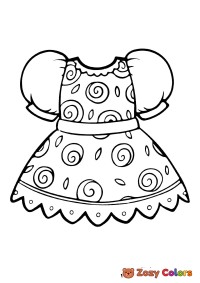 Princess dress with circles