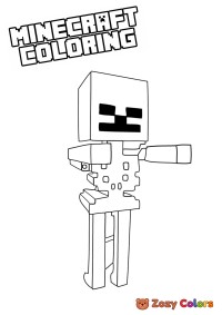 Minecraft Skeleton character