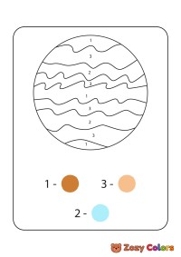 Ball color by numbers