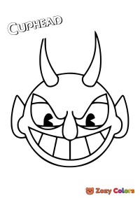 The Devil Head from Cuphead