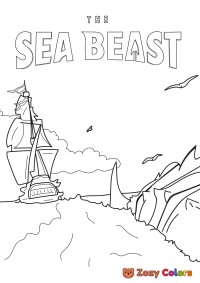 The Sea Beast chasing a boat