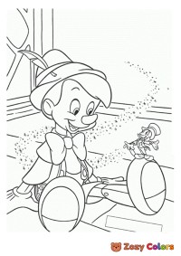 Pinocchio with magic