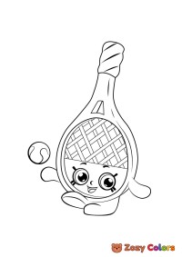 Shopkin tennis racket