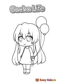 Balloon girl from Gacha Life
