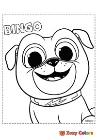 Bingo from Puppy Dog Pals
