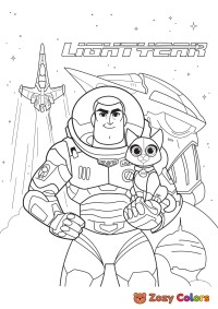 Buzz Lightyear and Sox