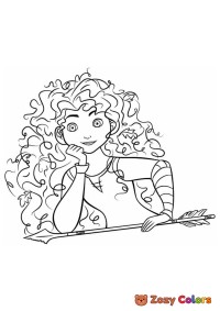 Merida portrait Disney princess