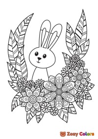Easter bunny doodle