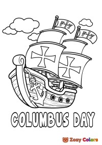 Columbus day ship