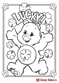 Lucky Teddy bear st patricks day