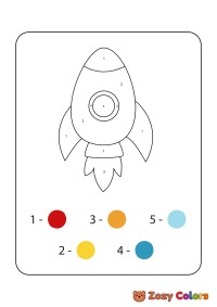 Rocket color by numbers