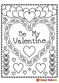 Be my Valentine card