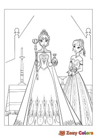 Frozen Elsa and Anna Coronation