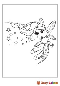Fairy with stars