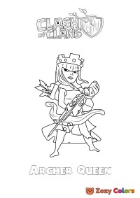 Archer Queen from Clash of Clans