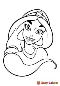 Jasmine portrait Disney princess