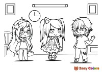 Characters from Gacha Life
