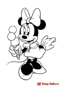 Minnie Mouse ice-cream