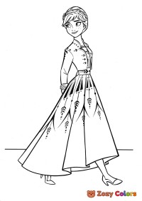 Anna in a dress