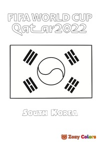 South Korea World Cup flag